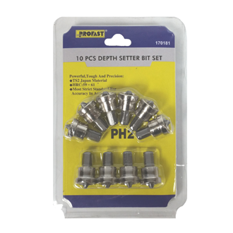 PF DEPTH SETTER BIT SET 10PK